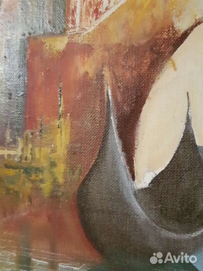 Картина маслом на холсте,художник Леднев А.А