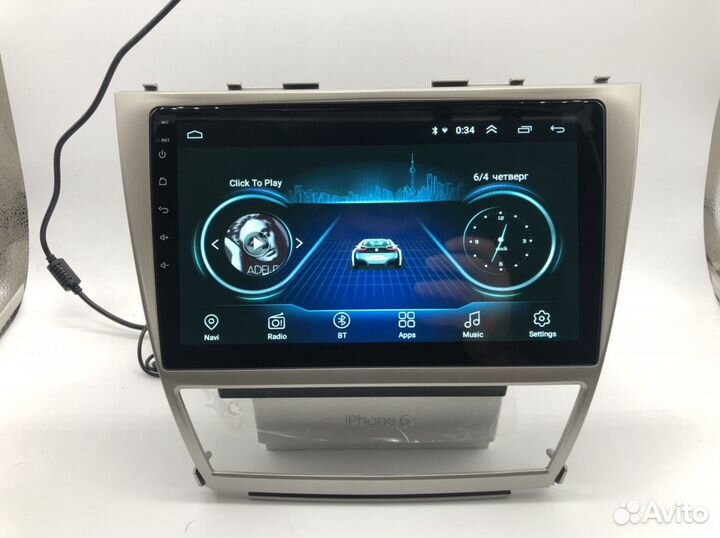 Тойота камри 40 10 дюймов андроид магнитола