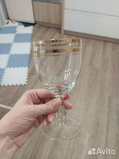Фужеры из чешского стекла СССР