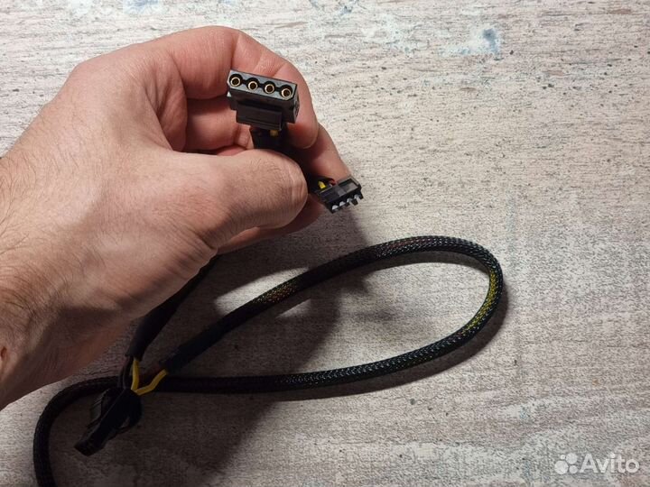 Кабели для PC: PCI-E, SATA, molex, соединитель бп