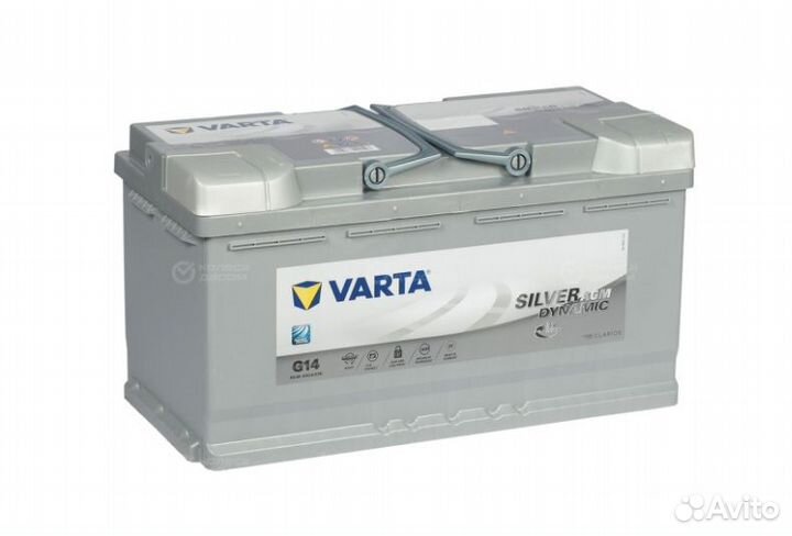 Аккумулятор 95 Ач AGM Varta на Bmw Audi Mercedes