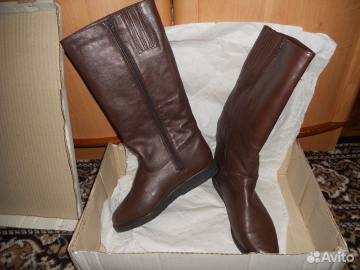 Сапоги женские новые натуральные р-38