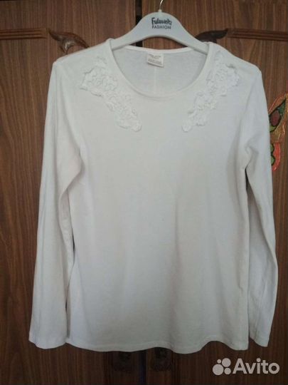 Блузка белая хлопок