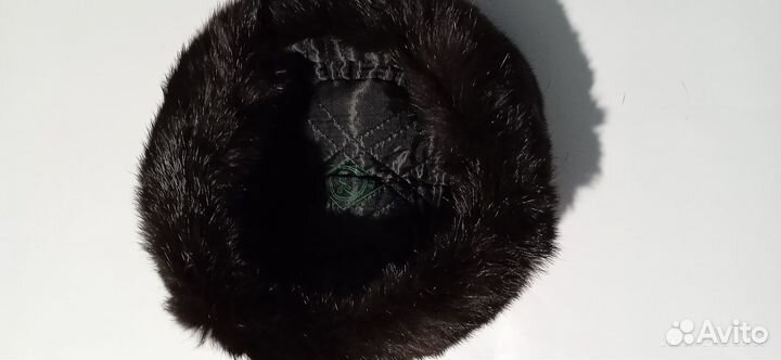 Шапка ушанка мужская меховая черная новая