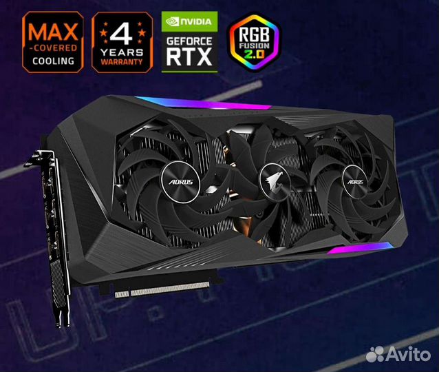 Видеокарта Gigabyte GeForce RTX 3070 Ti aorus mast