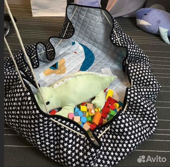 Детский коврик-мешок (игровой коврик)