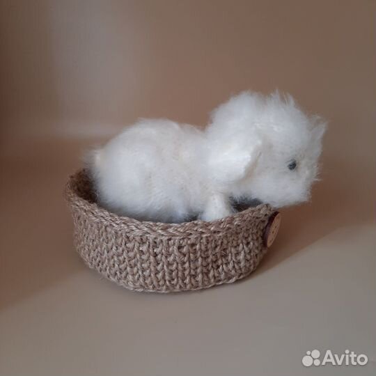 Вязаный зайчик