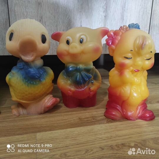 Резиновые игрушки СССР
