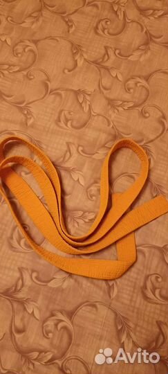 Пояс для кимоно жёлтый, новый