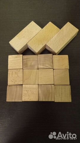 Набор деревянных кубиков