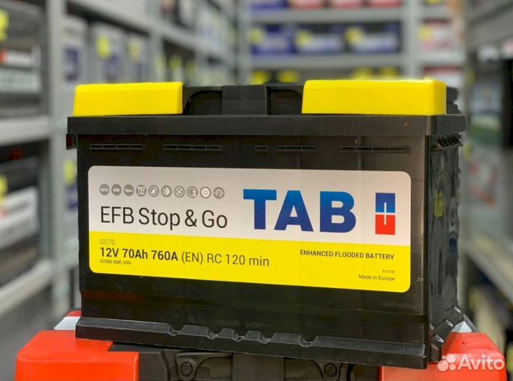 Аккумулятор новый TAB EFB stop&GO 70Ач