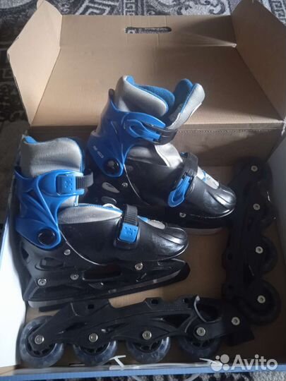 Коньки/ролики 2 в 1, р с 33 по 36