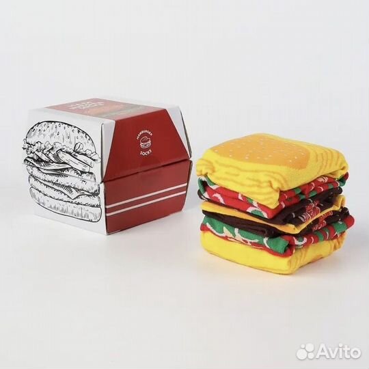 Носки «бургер»