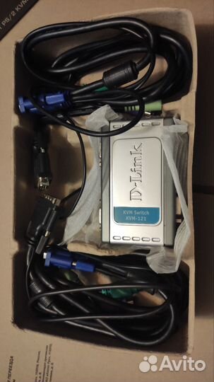 Kvm-переключатель d-link kvm-121