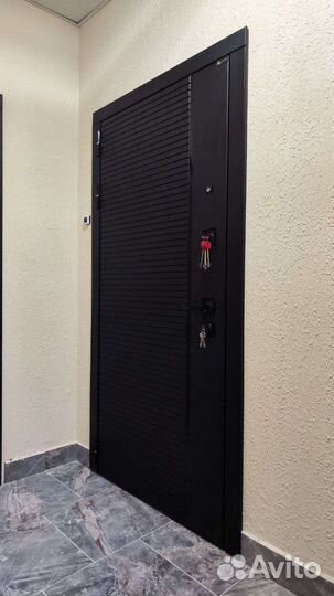 Дверь входная металлическая с зеркалом и без
