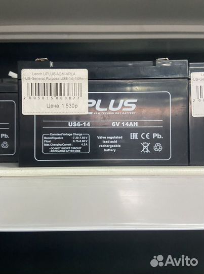 Leoch uplus AGM US6-1414 ah