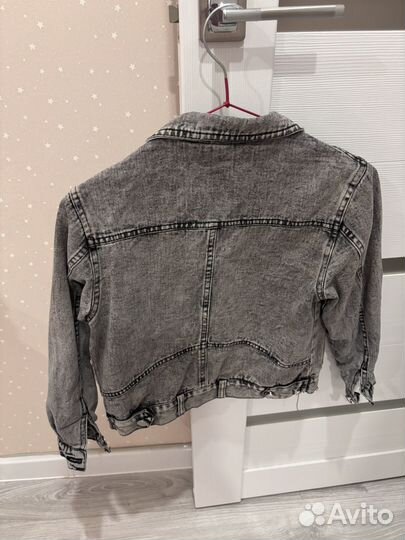 Джинсовая куртка для девочки 110-116