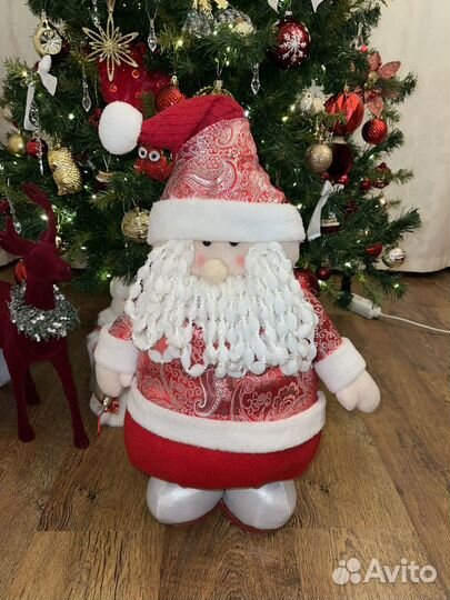 Большой Дед Мороз растущий 65-90 см