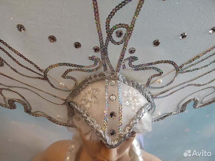 Кокошник Снегурочки 