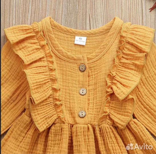 Муслиновое платье для девочки