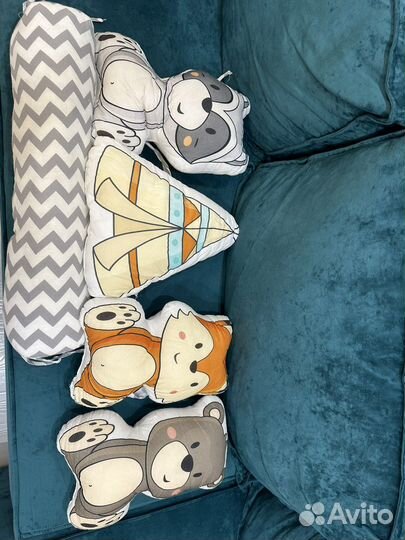 Бортики в детскую кроватку