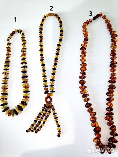 Янтарные бусы Прибалтика