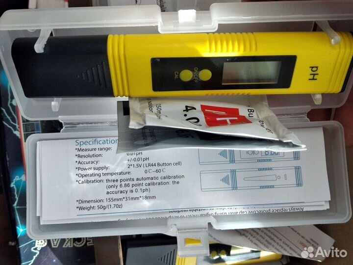 Ph метр для воды цифровой PH-05