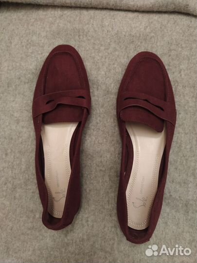 Мокасины новые женские 38 размер экозамша
