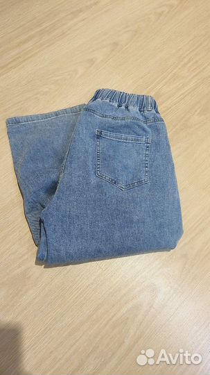 Капри джинсовые 60-62