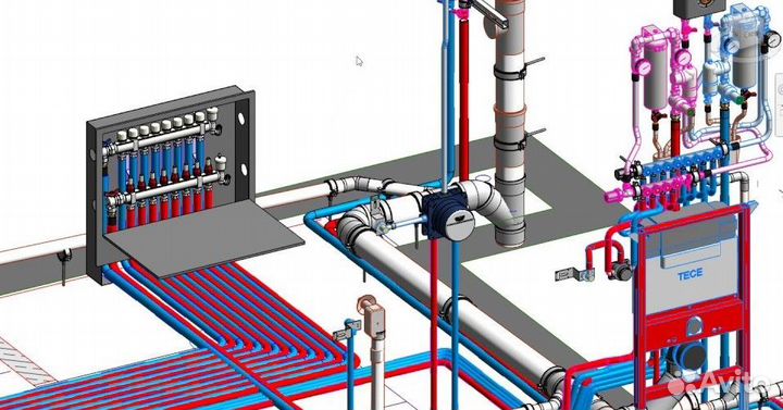 Проектирование систем отопления, гвс, хвс