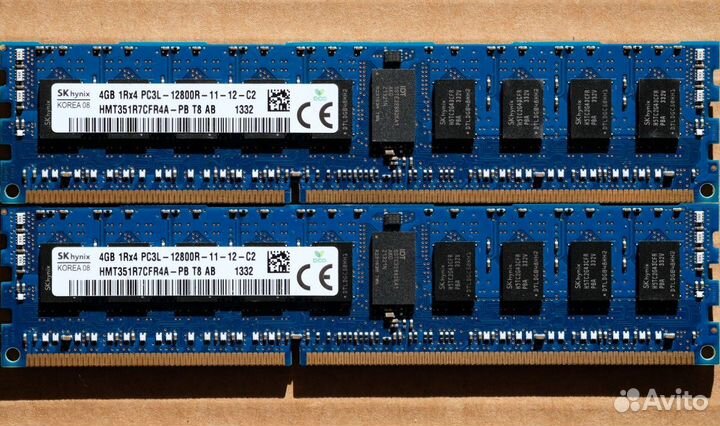 4GB DDR3 ECC REG PC3L-10600R