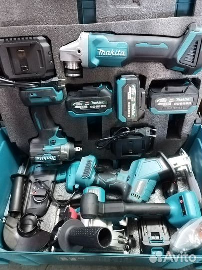 Набор бесщеточных инструментов Makita 6в1