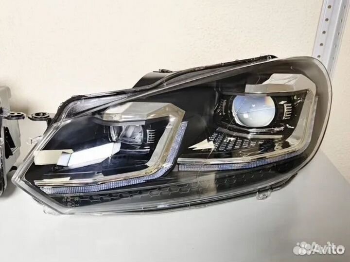 Светодиодные фары Full LED VW Golf 6 2008-2012