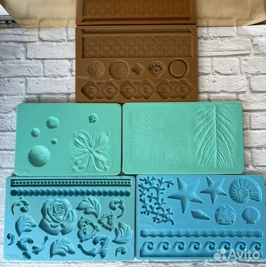 Молды силиконовые для мастики, шок-да, смолы