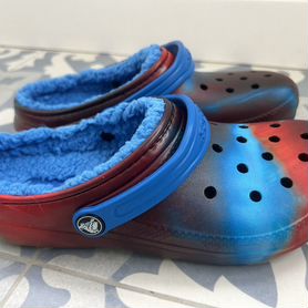 Crocs утепленные сабо j4-6