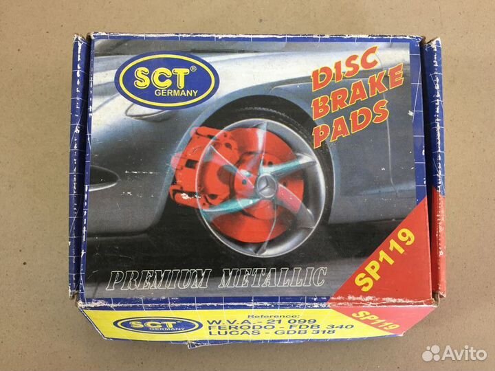 Тормозные колодки SCT nissan bluebird / serena