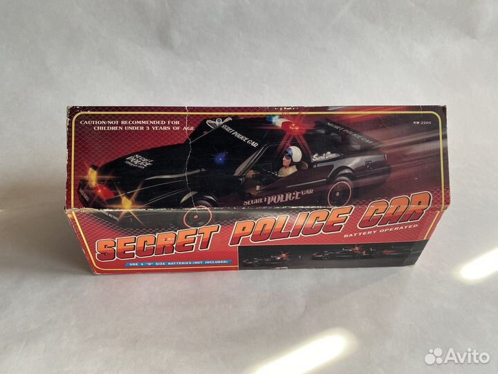 Винтажная машина Secret police car 1988 г