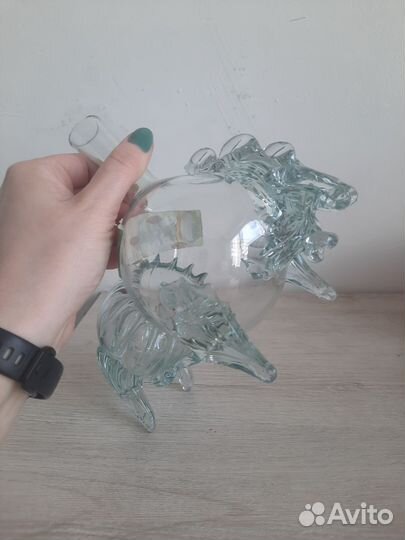 Бутылка из под коньяка Бык фигурная