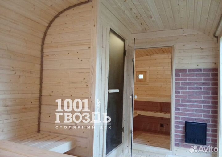 Баня бочка квадро 6 м. заказать