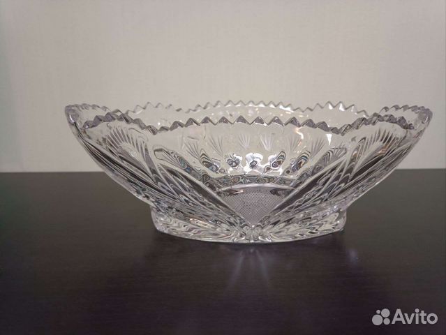 Хрустальная ваза для фруктов
