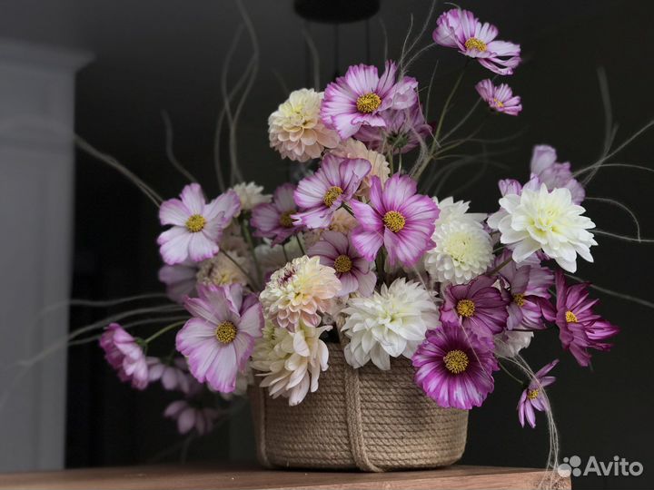 Живые цветы букеты