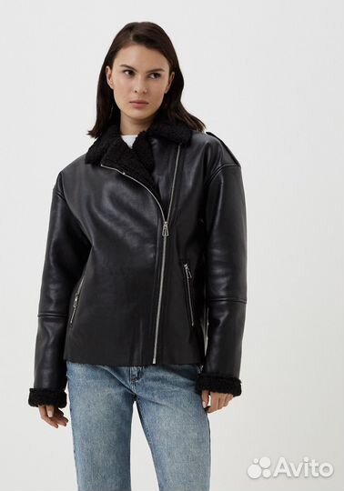 Дубленка pink orange