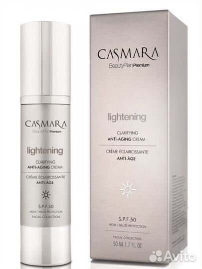 Крем перламутр для лица Casmara анти эйдж спф 50