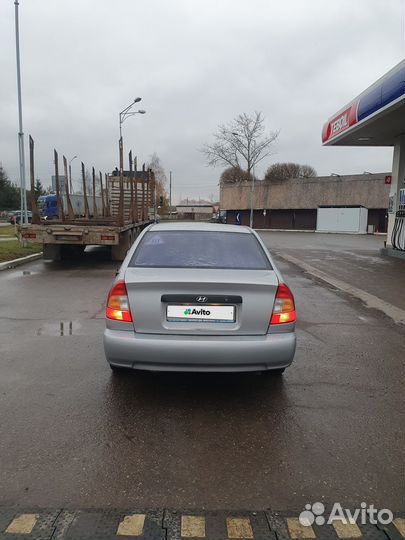 Hyundai Accent 1.5 МТ, 2003, 201 457 км