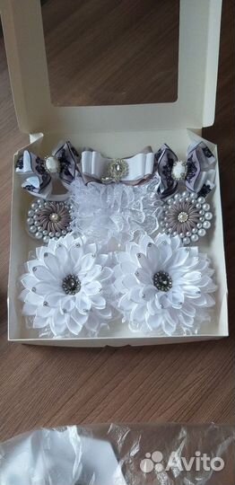 Школьные банты, жабо, резиночки