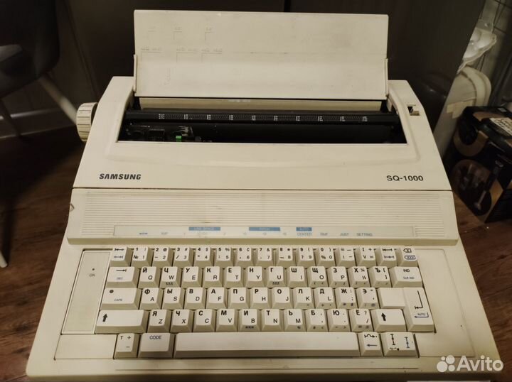 Пишущая машинка samsung sq-1000