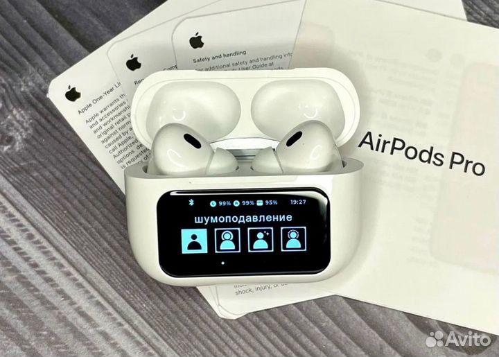 Airpods Pro 2 с сенсорным экраном (Гарантия)