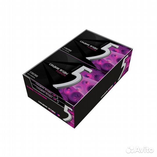 Жевачка Five 5 Fusion Сладкие ягоды Без сахара