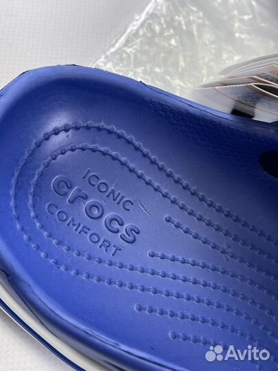 Crocs синие белые m6-m12