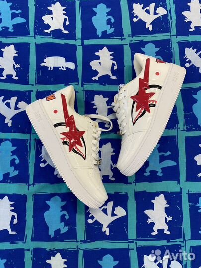 Кроссовки A bathing ape bape sta shark новые